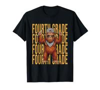 Gesto de Rock de Regreso a la Escuela de Maestro Bigfoot de Cuarto Grado Camiseta
