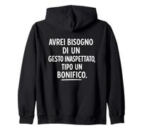Gesto Inesperado Tipo Un Bonifico Frase Ironica Sudadera con Capucha
