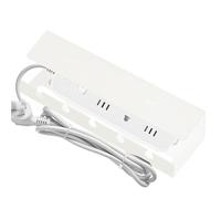 Gestor de Cables Bajo Escritorio | Organizador de Cables de Carga,Portacables Oculto Sin Taladro para Escritorio Gaming y Mesilla