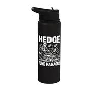 Gestor de fondos de cobertura Cortar césped divertido Stainless Steel Insulated Water Bottle