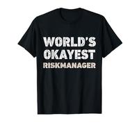 Gestor de riesgos más Correcto del Mundo Funny Riskmanager Camiseta gráfica económica