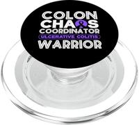 Gestor del caos intestinal - Colitis Krieger PopSockets PopGrip para MagSafe
