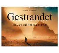 Gestrandet - Ein Jahr auf Robinsons Insel (Wandkalender 2026 DIN A2 quer), CALVENDO Monatskalender: Ein Ausflug in tropische Gefilde!