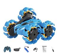 Gesture Sensor Toy Car, Hand Controlled RC Car with Remote Control, 360° Rotating Stunt Vehicle for Boys Girls Rechargeable Kids Toy for Indoor Outdoor Play Family Fun Races 60 Meters