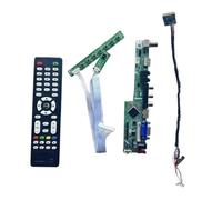 GESXNPBN Kit De Placa Controladora Compatible con HSD101PFW2-B00 HSD101PFW4-A00, Matriz USB+AV+VG HDMI For Portátil, TV De 10,1", Analógica, LVDS De 40 Pines, 1024x600(For HSD101PFW2-A02)