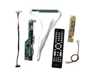 GESXNPBN Placa Controladora Compatible con LP156WH1 M156NWR1 N156B3, Kit De Bricolaje, 1 CCFL AV + HDMI + VGA + IR + USB, Pantalla LCD Analógica For TV, 1366 X 768, LVDS De 30 Pines.(For N156B3-L0B)