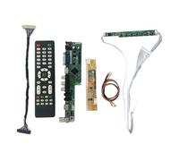 GESXNPBN Placa Controladora LCD Compatible con LP150E02, LP150E05, LP150E06, LP150E07, VGA+HDMI+AV+USB+IR, Pantalla LVDS De 30 Pines, Kit De TV Analógico 1400 * 1050, 1 CCFL.(For LP150E06(A3)(K2))
