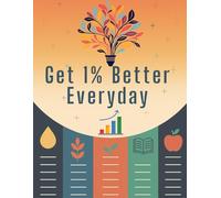 Get 1% Better Everyday - Writing Journal: 90GSM, Ruled, Paperback