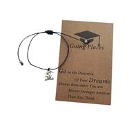 Get Her Graduation Gift For Him Bracelet with Graduation Card Graduation Gift High School College Cute Dangling