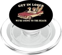 Get In Loser Vamos A La Playa Ganso Animal Divertido PopSockets PopGrip para MagSafe