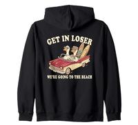 Get In Loser Vamos A La Playa Ganso Animal Divertido Sudadera con Capucha