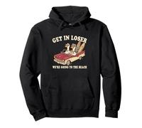 Get In Loser Vamos A La Playa Ganso Animal Divertido Sudadera con Capucha