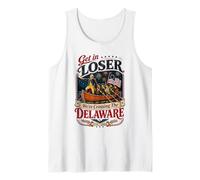 Get In Loser We're Crossing The Delaware 250th 4th of July Camiseta sin Mangas