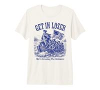 Get in Loser We're Crossing The Delaware Funny History Camiseta Premium