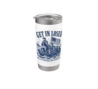 Get in Loser We're Crossing The Delaware Funny History Vaso térmico de acero inoxidable de doble pared