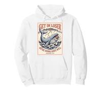 Get In Loser We're Doing Gods Will Jonah 1:17 Christian Sudadera con Capucha