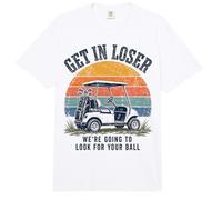 Get in Loser We're Going to Look for Your Ball Golfer Comfort Colors Adult Heavyweight T-Shirt