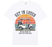 Get in Loser We're Going to Look for Your Ball Golfer Comfort Colors Adult Heavyweight T-Shirt