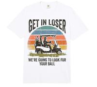 Get in Loser We're Going to Look for Your Ball Golfer Comfort Colors Adult Heavyweight T-Shirt