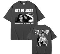 Get In Loser We're Going To The Cottage Camiseta Ilya Rozanov Shane Hollander Heated Rivalry Manga Corta Camiseta Unisex De Algodón Puro-Dark Gray||l