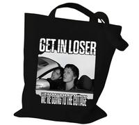 Get In Loser We're Going To The Cottage Heated Rivalry Merch Bolsa De Lona Shopper Bolsa De De Regalo Para Los Aficionados Moda De Las Bolsa De Lona Y2k Bolso-A