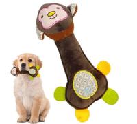 Get Involved and Entertains: This squeaky plush dog toy's unique design s