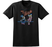Get It at Porky'S Inspired T Shirt 80s Comedy Retro Film Movie tee Men's Breathable Cotton Crew Neck Plain Tees Black L