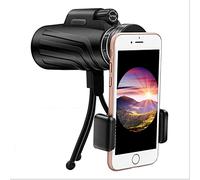 Get Monocular Telescope Handy 12x50 HD Ocular Grande BAK4 FMC Prismáticos con Soporte para teléfono Inteligente Trípode Telescopio para Aventuras al Aire Libre