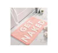 Get Naked bath mat - Get Naked brand - absorbent microfiber - 50 x 80 cm - pink