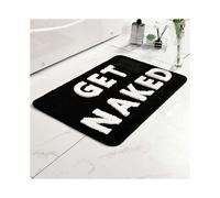 Get Naked Bath Mat, Non-Slip Beige Bathroom Rugs, Microfiber, Super Absorbent, Easy Maintenance, Comfort & Luxury for Floor And Shower