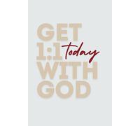 Get One On One With God Today: Your Daily Dialog with God, Prayer Notebook, Gratitude Journal, Praying Habit | Lined, 6 x 9 inch, 100 pages