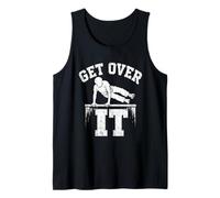 Get Over It Parkour Freerunning Atleta Urbano Angustiado Camiseta sin Mangas
