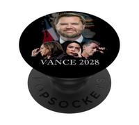 Get Ready for JD Vance in 2028 Historic President Graphic PopSockets PopGrip Adhesivo