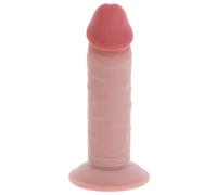 GET REAL - DILDO DELUXE DONG GRUESO DE DOBLE DENSIDAD TPE 20 CM