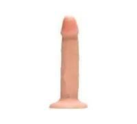 Get real - dildo realista vibrador de silicona claro 19.5 cm