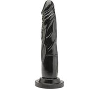 GET REAL Dong 18 Cm Negro - Diseño Realista Para Estimulación Profunda