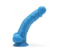 GET REAL - HAPPY DICKS 19 CM CON TESTICULOS AZUL