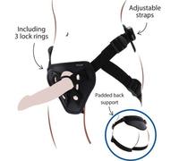 GET REAL - STRAP-ON DELUXE HARNES NEGRO