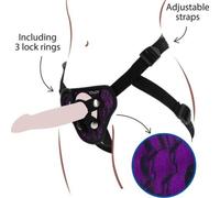 GET REAL - STRAP-ON LACE HARNES MORADO