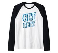 Get Rekt Funny Online Gaming Competitive Esports Gamer Camiseta Manga Raglan