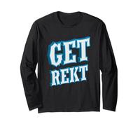 Get Rekt Funny Online Gaming Competitive Esports Gamer Manga Larga