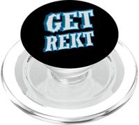 Get Rekt Funny Online Gaming Competitive Esports Gamer PopSockets PopGrip para MagSafe