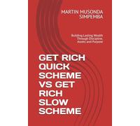 GET RICH QUICK SCHEME VS GET RICH SLOW SCHEME: Building Lasting Wealth Through Discipline, Assets and Purpose