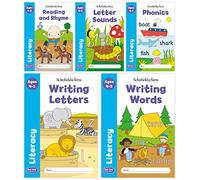 Get Set English Bundle for Phonics, Reading and Writing: 5 Books, EYFS, Ages 4-5 (Reception)