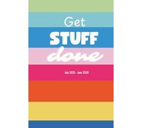 Get Stuff Done: 2025 - 2026 Student Planner & Journal: A5 Agenda for Middle School, High School & College | Academic Organizer with Calendars, Goal Trackers, and Wellness Log | 100 pages