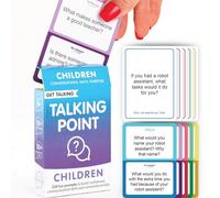 Get Talking: Children - 50 tarjetas de inicio de conversación para niños con 150 preguntas escritas por expertos - Actividad de aprendizaje atractiva para niños que facilita la autoexpresión - Reduce