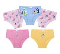 Get Trend Bluey Braguitas Niña Bragas Algodon 100% Suaves y Cómodas Ropa Interior Niña Bebe Pack de 5 Calzoncillos Slip (6-7 Años, Multi Bluey 5 Pack)