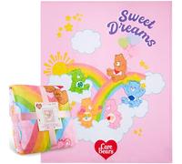 Get Trend Care Bears Manta Infantil y Adultos para Cama Sofá Viaje, Decoracion Dormitorio, Mantas Suaves y Divertidas, Regalos Originales, 130x150cm (Multi Care Bears)