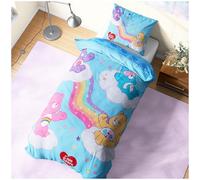 Get Trend Care Bears Ropa de Cama Infantil 135x200 cm,Juego de Cama Reversible para Niños y Adolescentes,Funda Nórdica y Funda de Almohada, Regalos Niños y Regalos Niñas (Multi Care Bears,Individual)