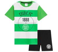 Get Trend Celtic F.C. Pijama Corto Niño y Adolescente Chico Conjunto de Pijamas Futbol Verano Ropa Niño Regalos Niños (13-14 Años, Verde Celtic)